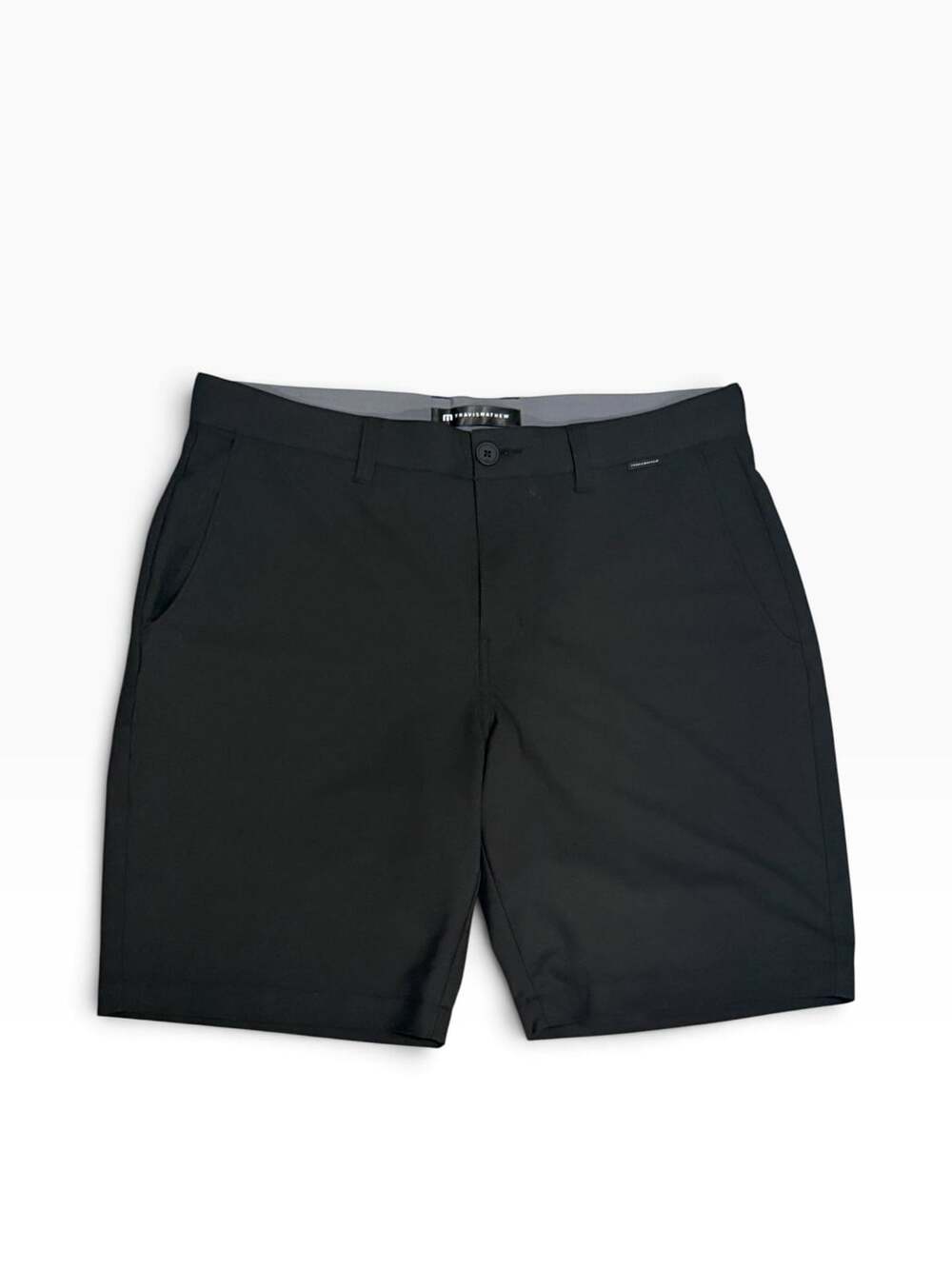 TravisMathew Golf Shorts Size 34 Black Performance Stretch